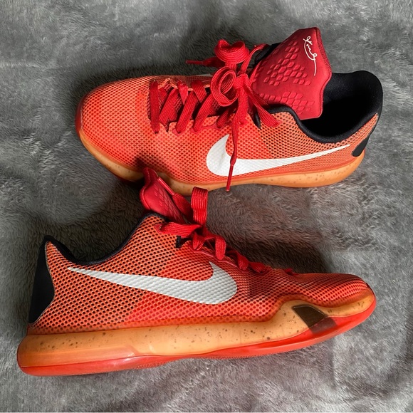 🧡Nike Kobe X 10 2015 ‘Hot Lava’ OG, Size 6Y - Picture 7 of 12